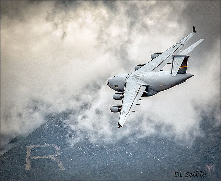 Above the R